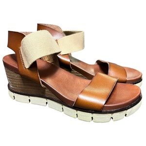 MIA Wedge Sandals in Brown